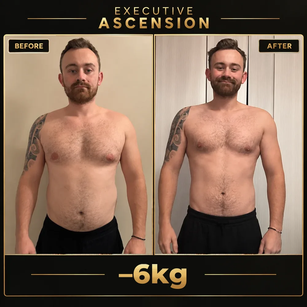 Client before and after: 6kg lost